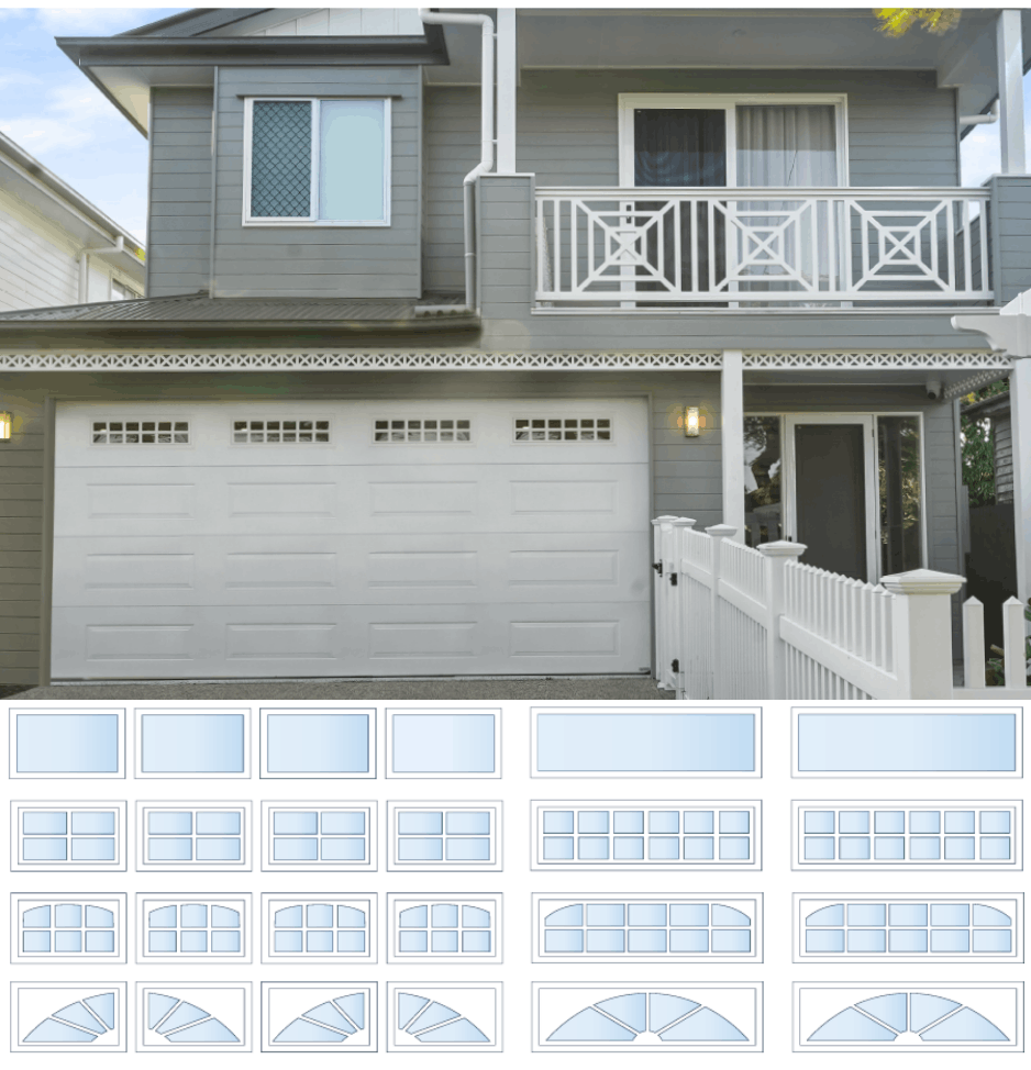 SECTIONAL DOOR WINDOWS